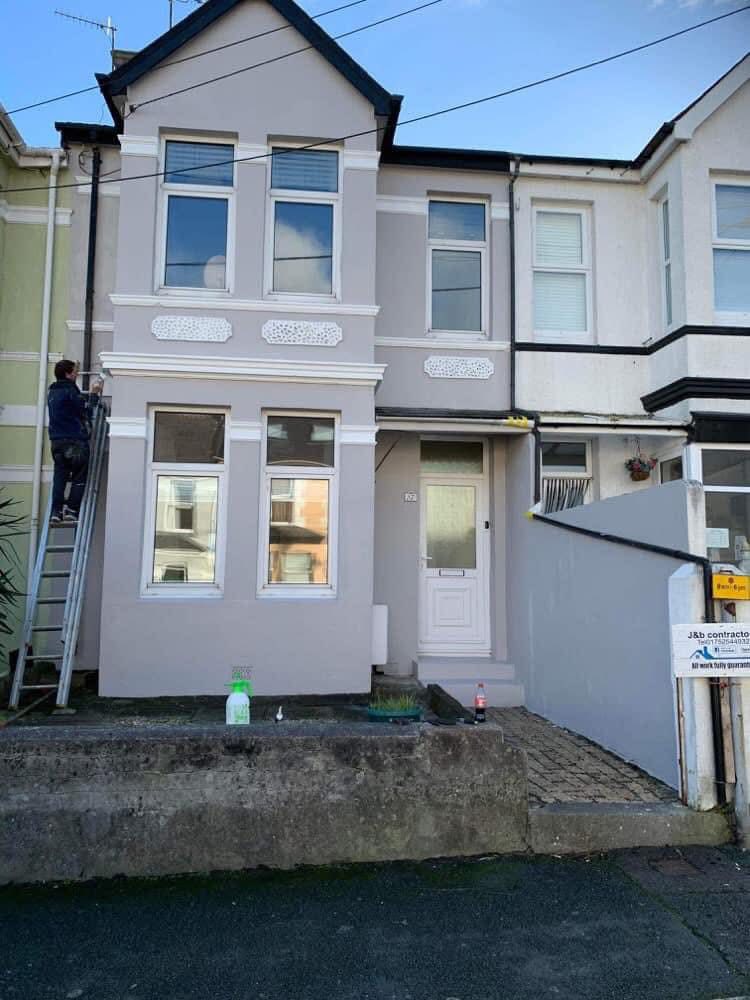Completed roof replacement project in Gorran Haven