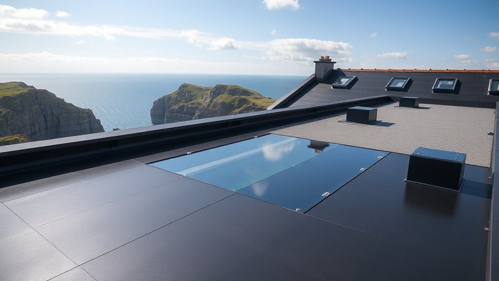 Flat roof installation in Gorran Haven