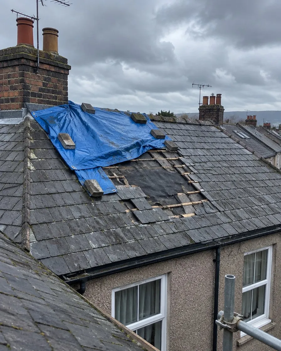 Storm damage and insurance work in Gorran Haven